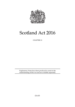 Scotland Act 2016