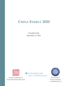 China Energy 2020