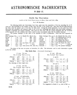 Double Star Observations Made at the Lick Observatory in May, June and July 1889