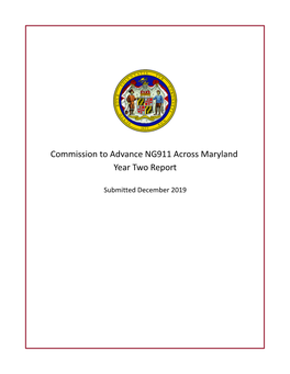 Commission to Advance NG911 Across Maryland