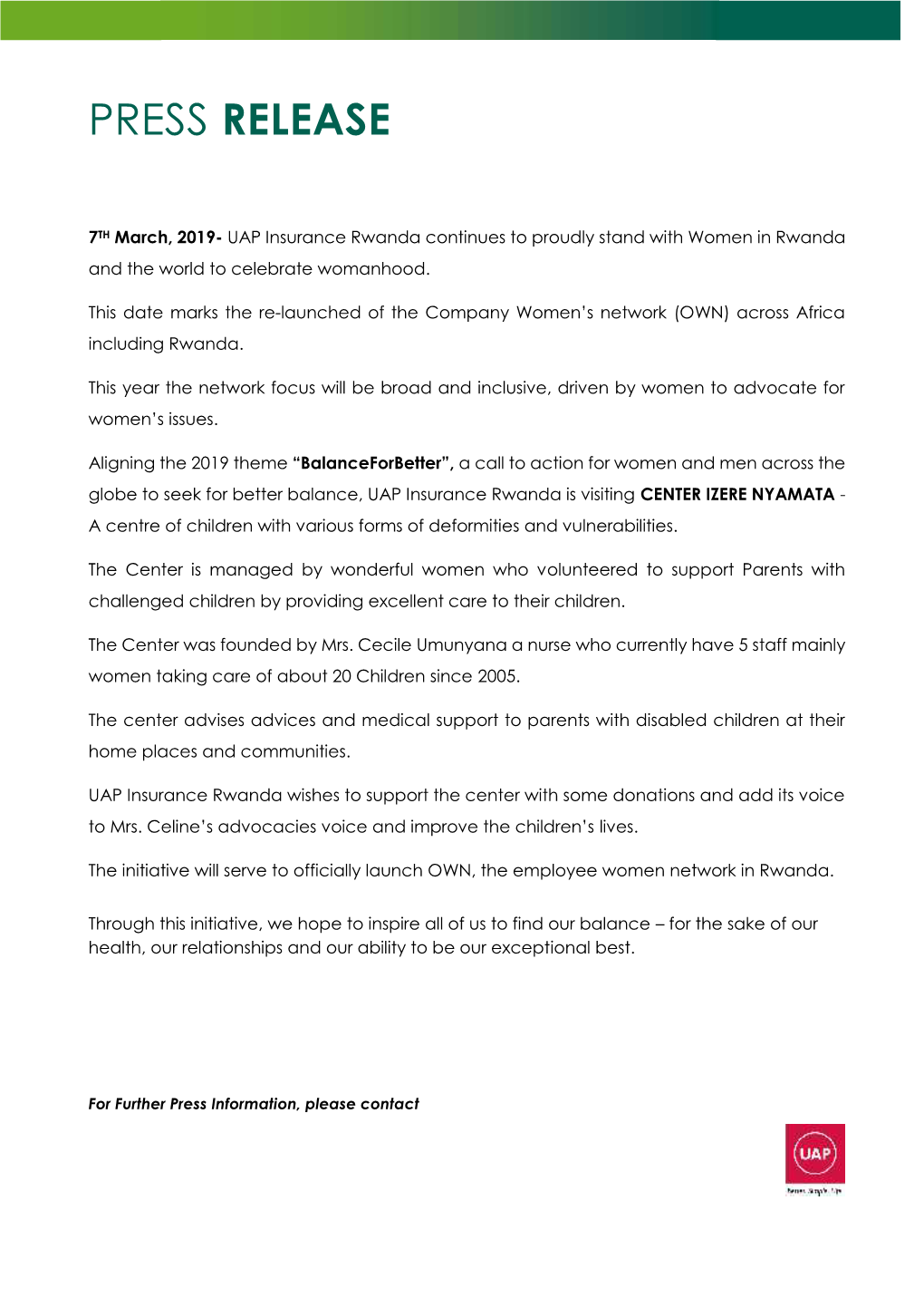 Press Release