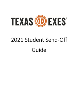 2021 Student Send-Off Guide