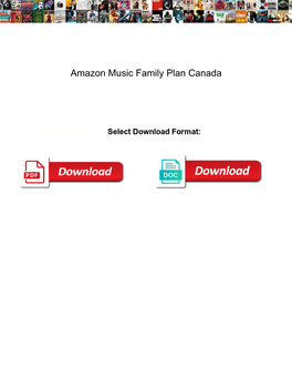 Amazon Music Family Plan Canada