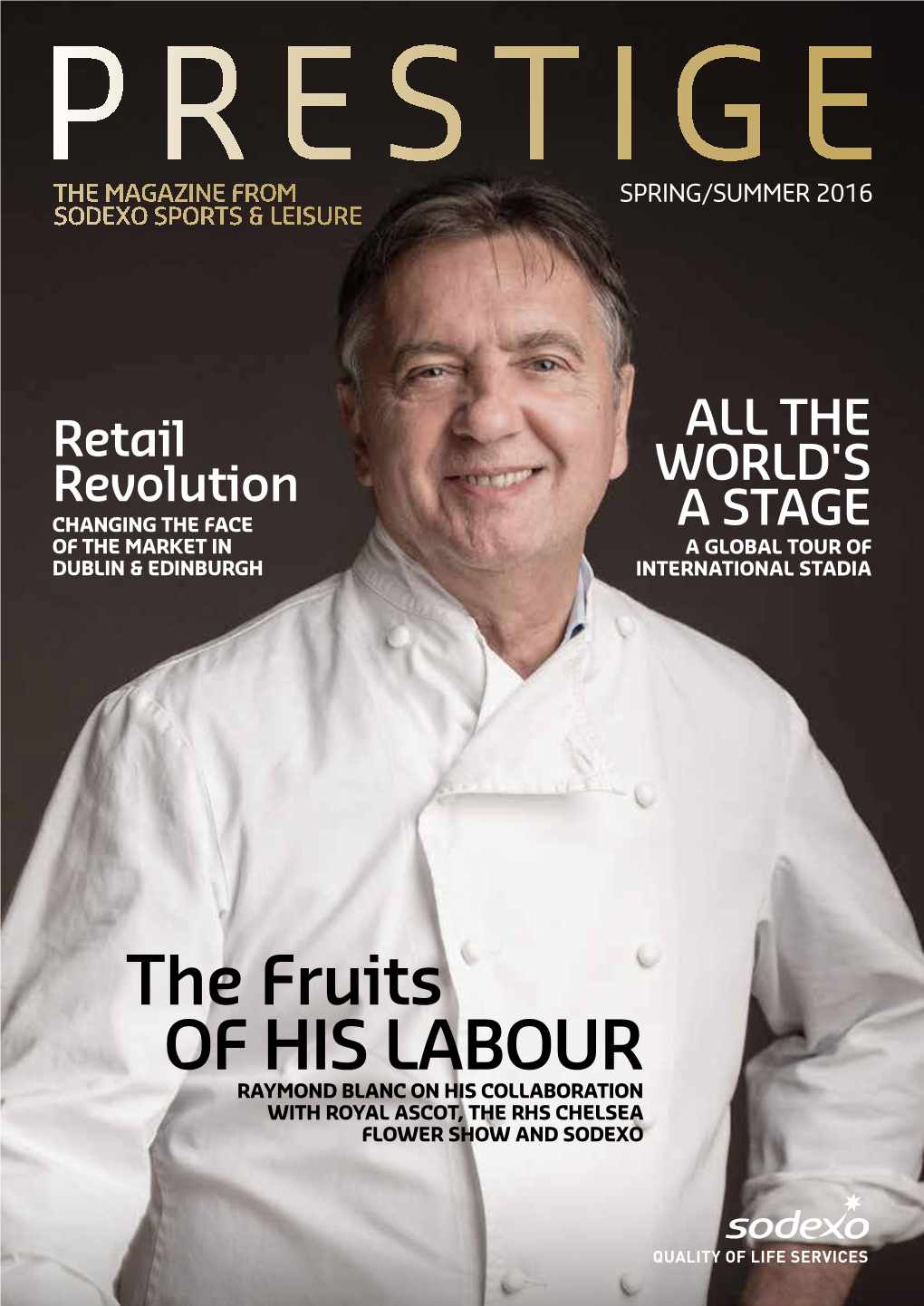 The Fruits of His Labour Raymond Blanc on His Collaboration with Royal Ascot, the RHS Chelsea Flower Show and Sodexo Welcome