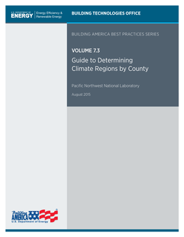 Building America Best Practices Series: Volume 7.3, Guide To