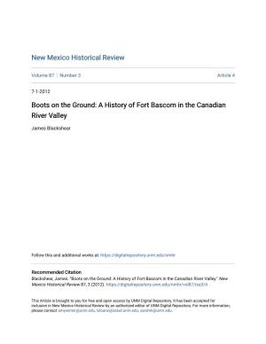 A History of Fort Bascom in the Canadian River Valley