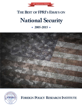 National Security  2005-2015 