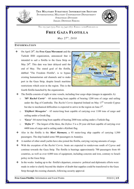 Free Gaza Flotilla