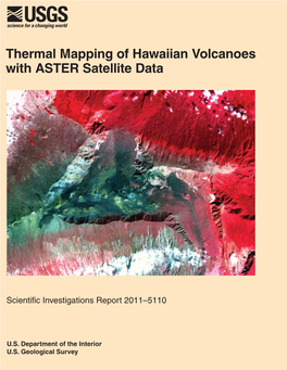 Thermal Mapping of Hawaiian Volcanoes with ASTER Satellite Data