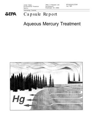 Aqueous Mercury Treatment EPA/625/R-97/004 July 1997