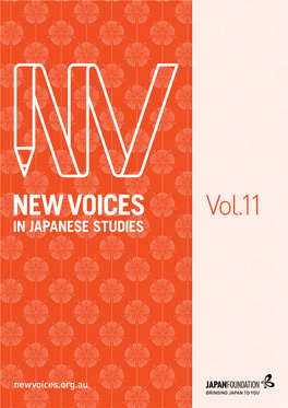 New Voices in Japanese Studies Volume 11