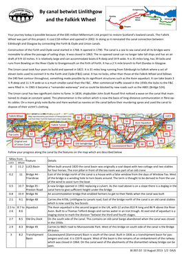 Falkirk Wheel Cruise Guide