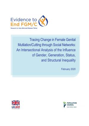 Tracing Change in Female Genital Mutilation/Cutting Through Social
