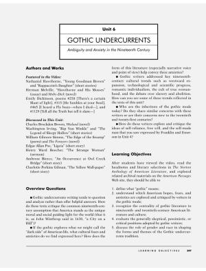 Gothic Undercurrents