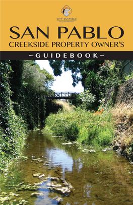 San Pablo Creekside Property Owner's Guidebook