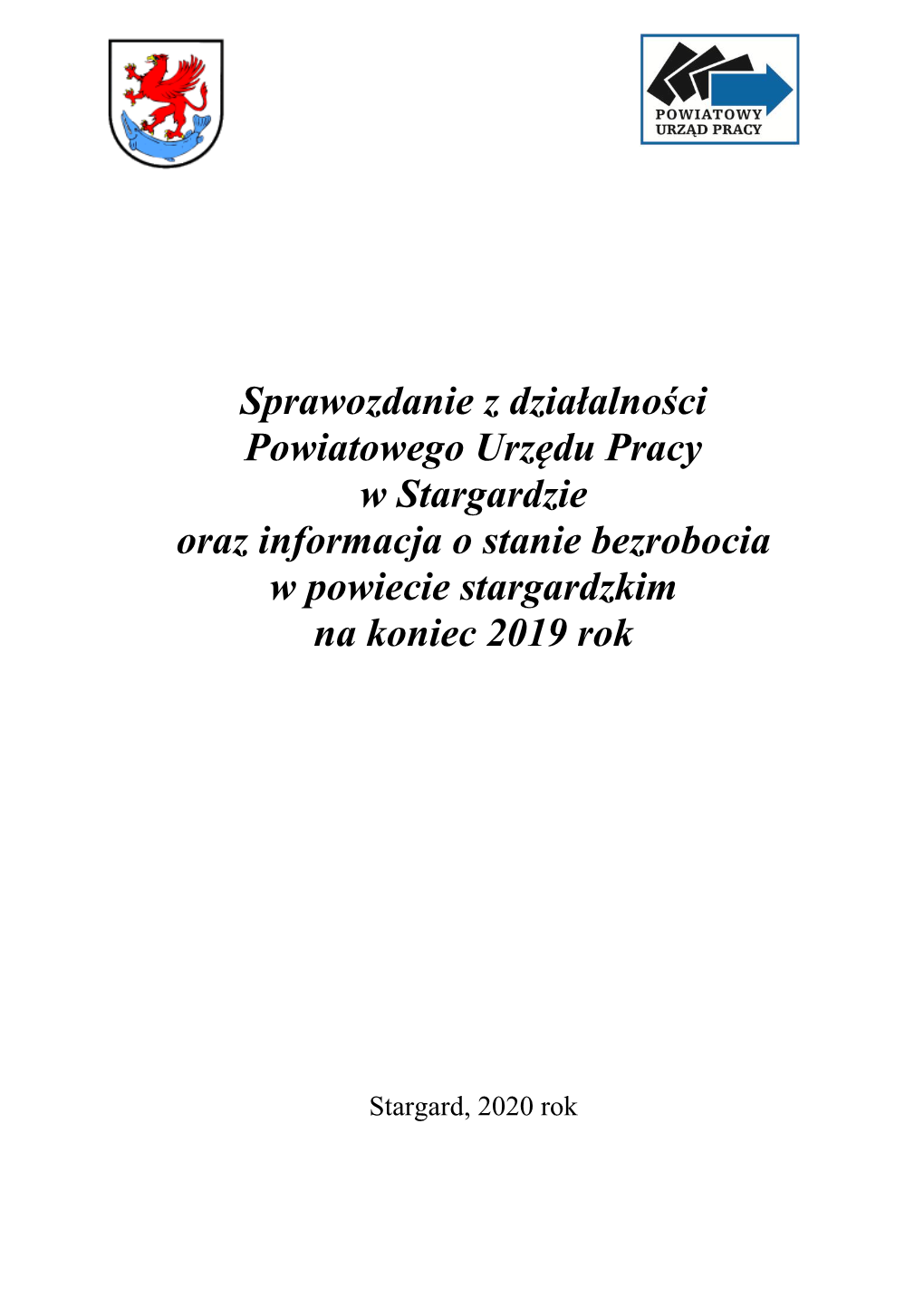 Sprawozdanie Z Działalności PUP