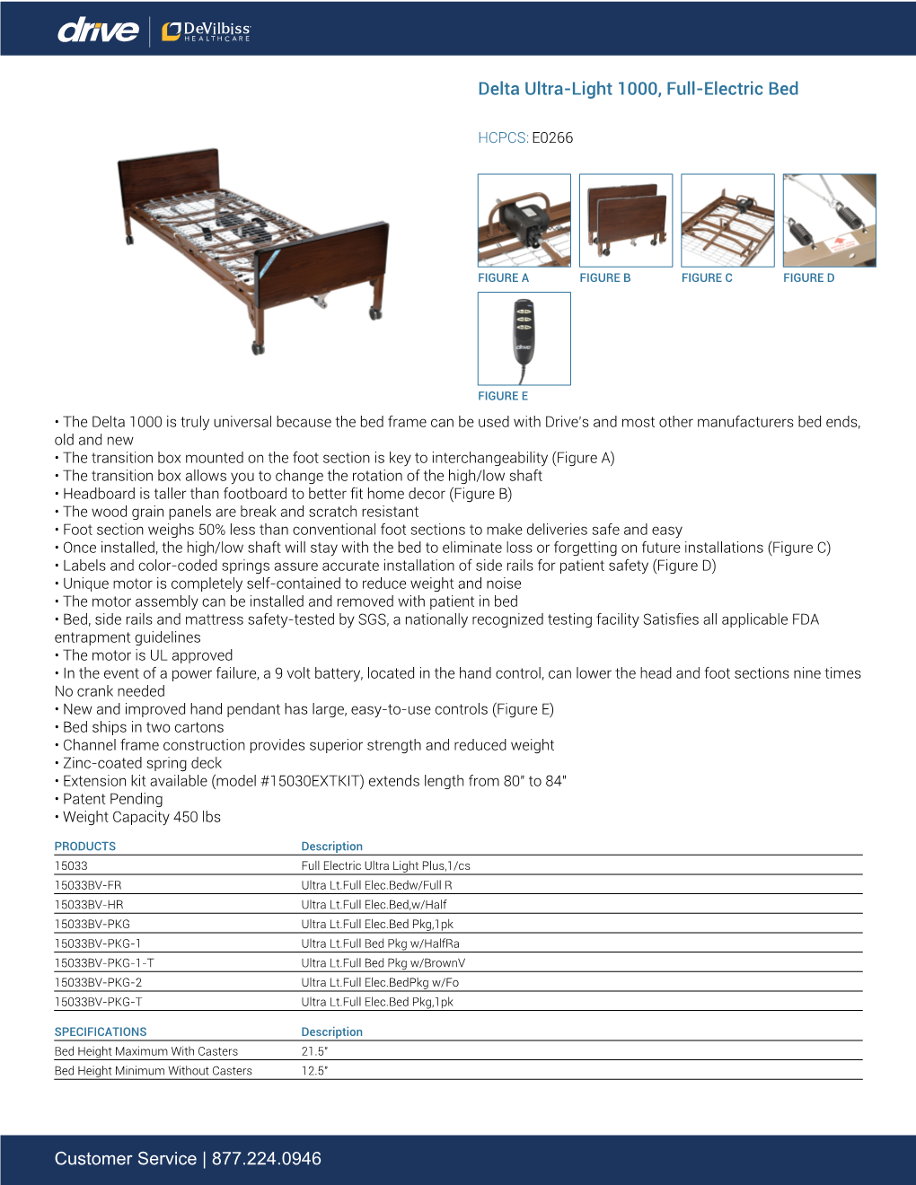 877.224.0946 Delta Ultra-Light 1000, Full-Electric