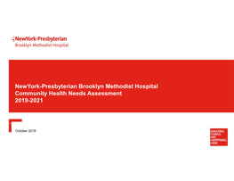 Newyork-Presbyterian Brooklyn Methodist Hospital Community Health Needs Assessment 2019-2021