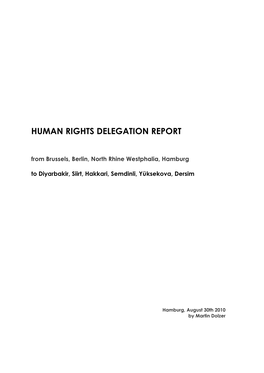 Delegationsbericht 2