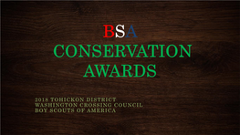 Bsa Conservation Awards