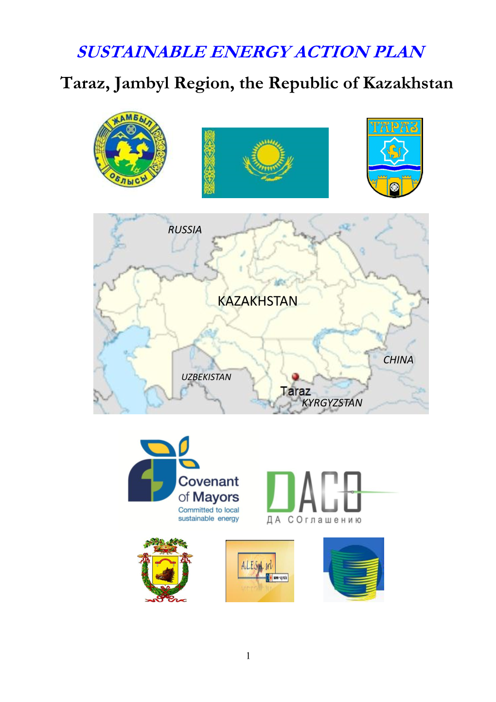 SUSTAINABLE ENERGY ACTION PLAN Taraz, Jambyl Region, the Republic of Kazakhstan