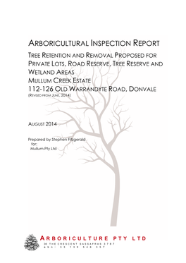 Aboricultural Inspection Report