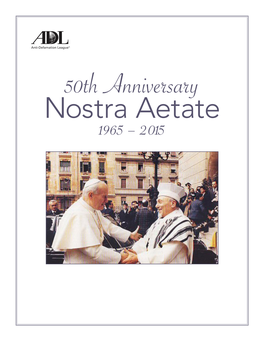 Nostra Aetate 1965 – 2015