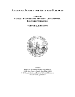 Volume 2, 1792-1803