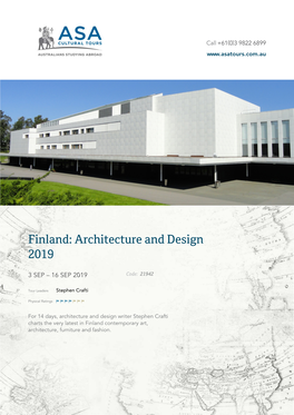 Finland: Architecture and Design 2019