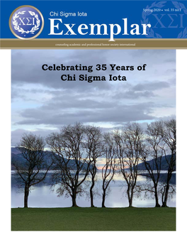 Celebrating 35 Years of Chi Sigma Iota Spring 2020