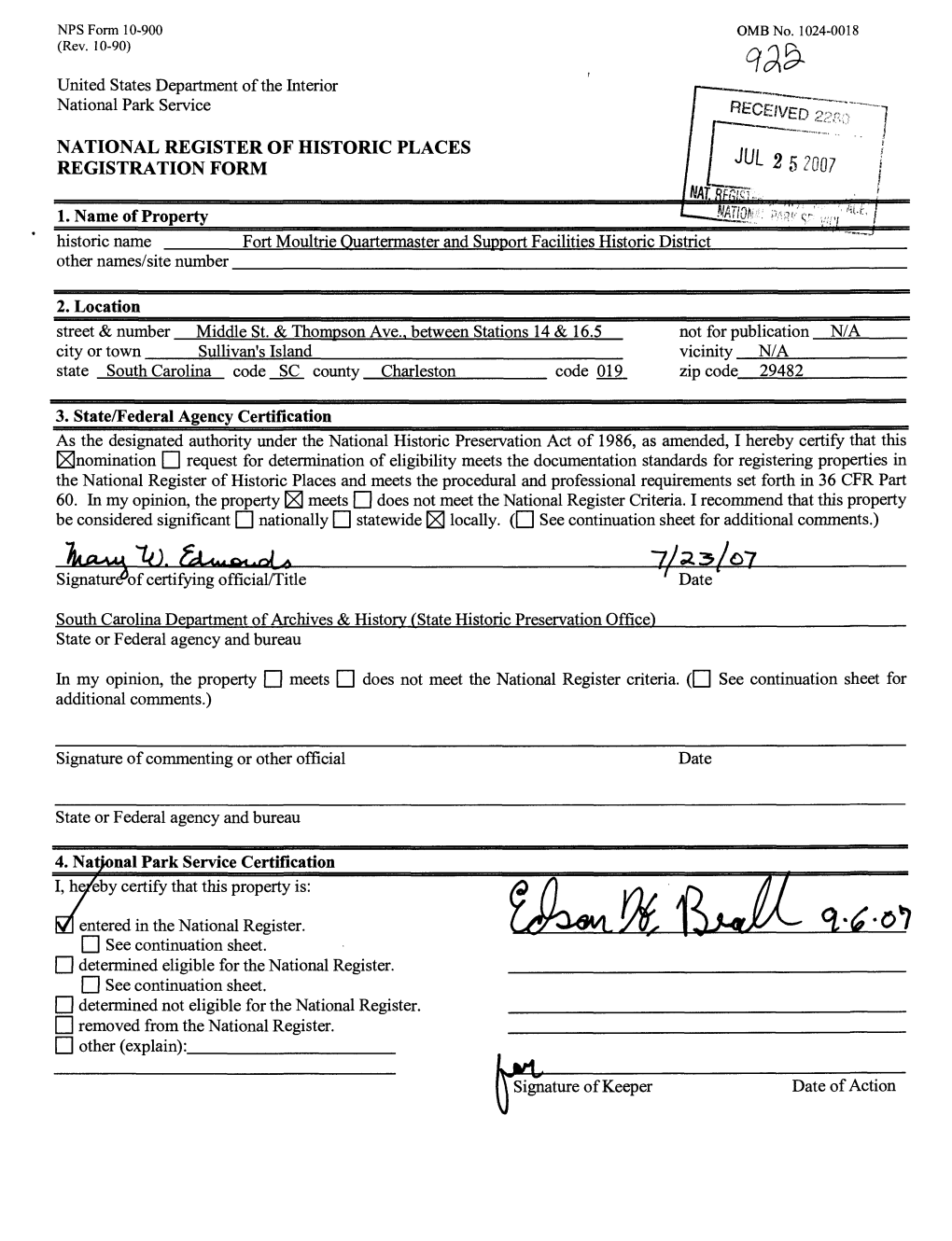 National Register of Historic Places Registration Form