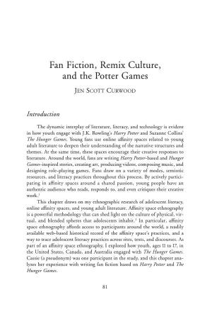 Fan Fiction, Remix Culture, and the Potter Games