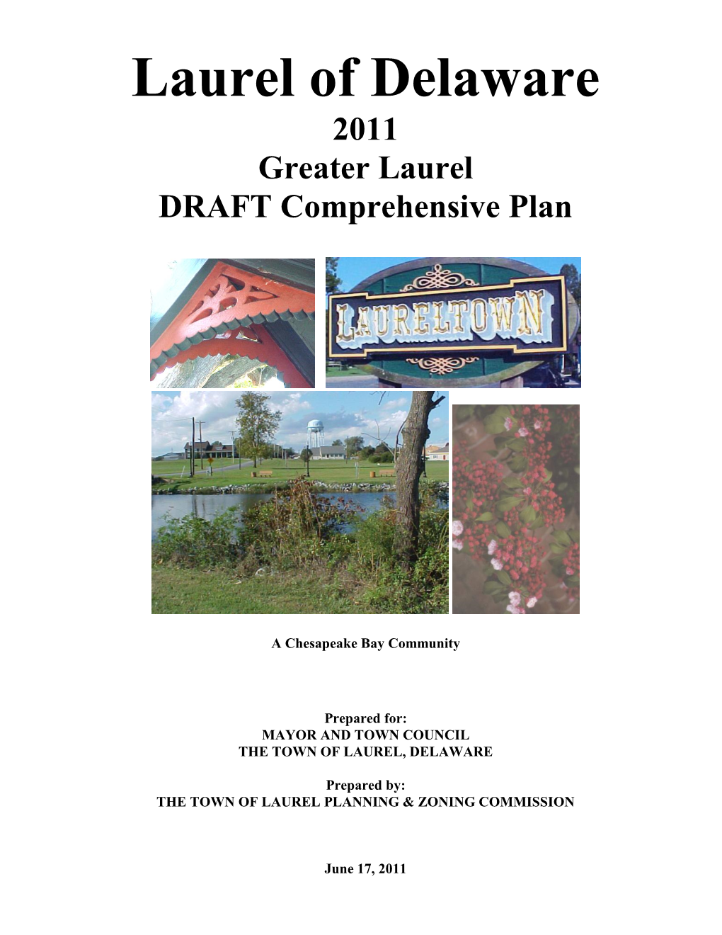 Town of Laurel Comprehensive Plan (Adopted)