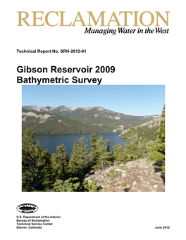 Gibson Reservoir 2009 Bathymetric Survey