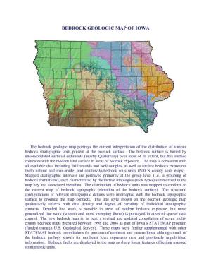 OFM-2010-1: Legend for Bedrock Geologic Map of Iowa