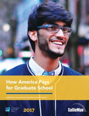 How America Pays for Graduate School