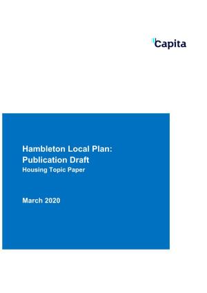 Download: SD20 Hambleton Housing Topic Paper