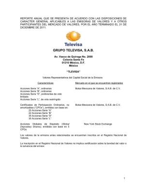 Grupo Televisa, S.A.B