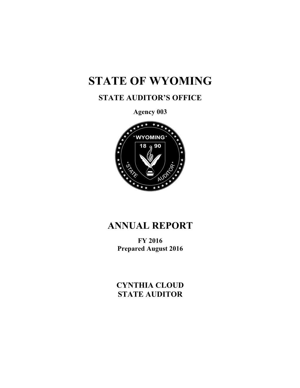 Wyoming State Auditor's Office