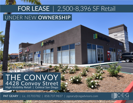 THE CONVOY 4428 Convoy Street High Visibility Retail | Central San Diego