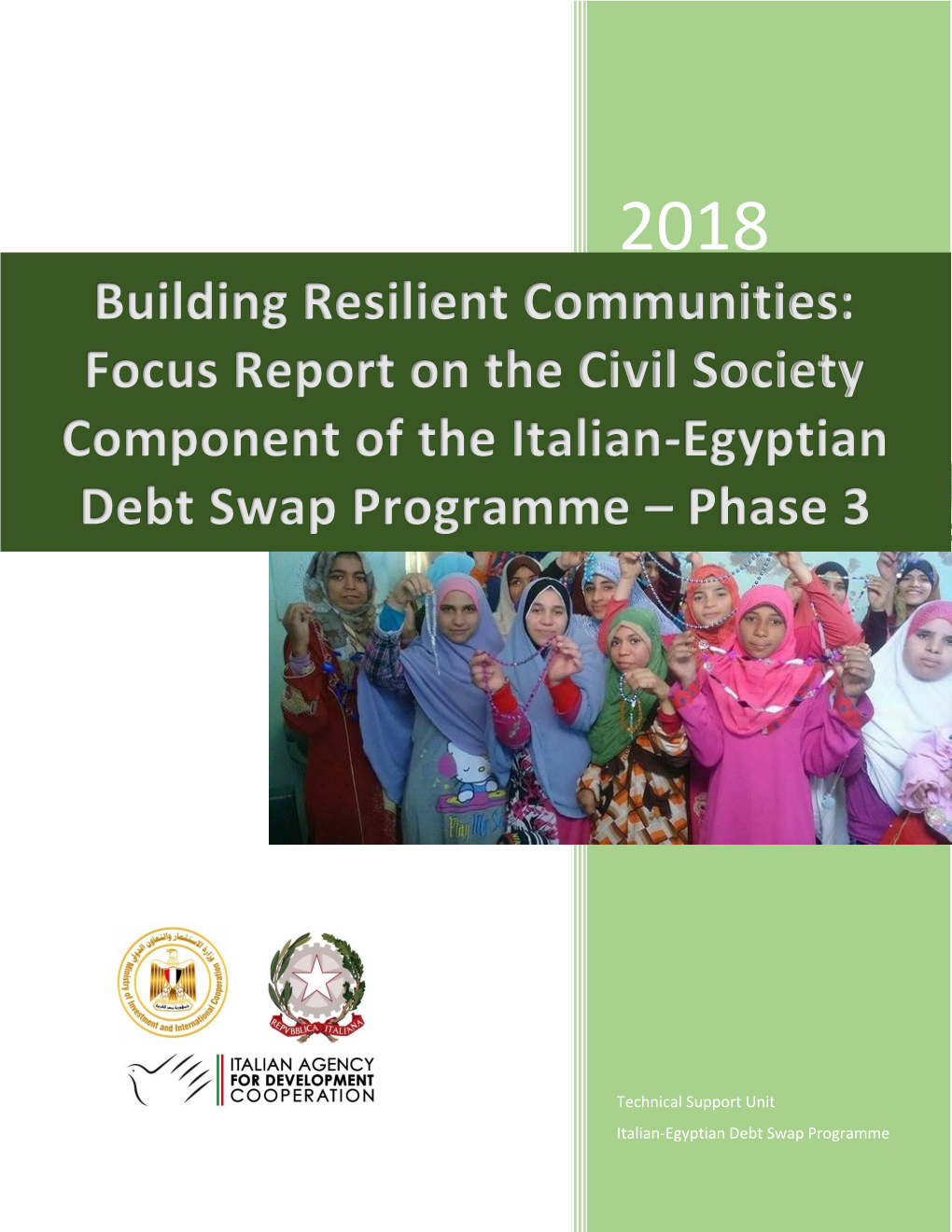 Focus Report on the Civil Society Component of the Italian-Egyptian Debt Swap Programme – Phase 3