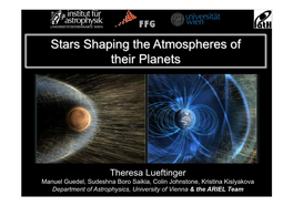 Stars Shaping the Atmospheres of Their Planets