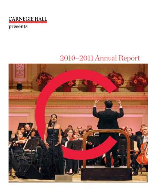 2010–2011 Annual Report