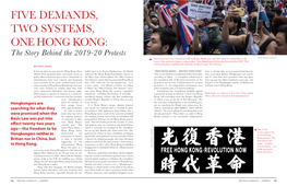Five Demands, Two Systems, One Hong Kong