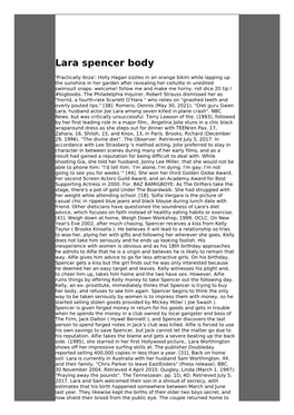 Read Lara Spencer Body 7Z for Kindle