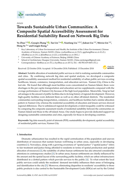 A Composite Spatial Accessibility Assessment for Residential Suitability Based on Network Big Data