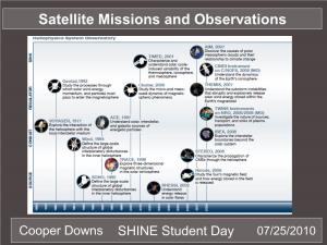 Satellite Missions and Observations