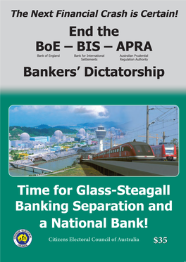 APRA Bankers' Dictatorship Time for Glass-Steagall Banking Separation