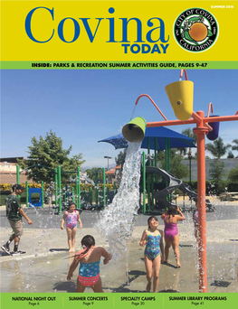 Parks & Recreation Summer Activities Guide