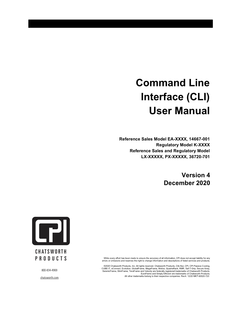 Command Line Interface CLI User Manual